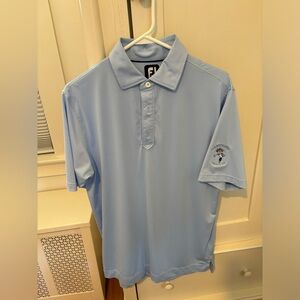FootJoy Polo; Color: Light Blue; Size: Small; Northeast Amateur Logo